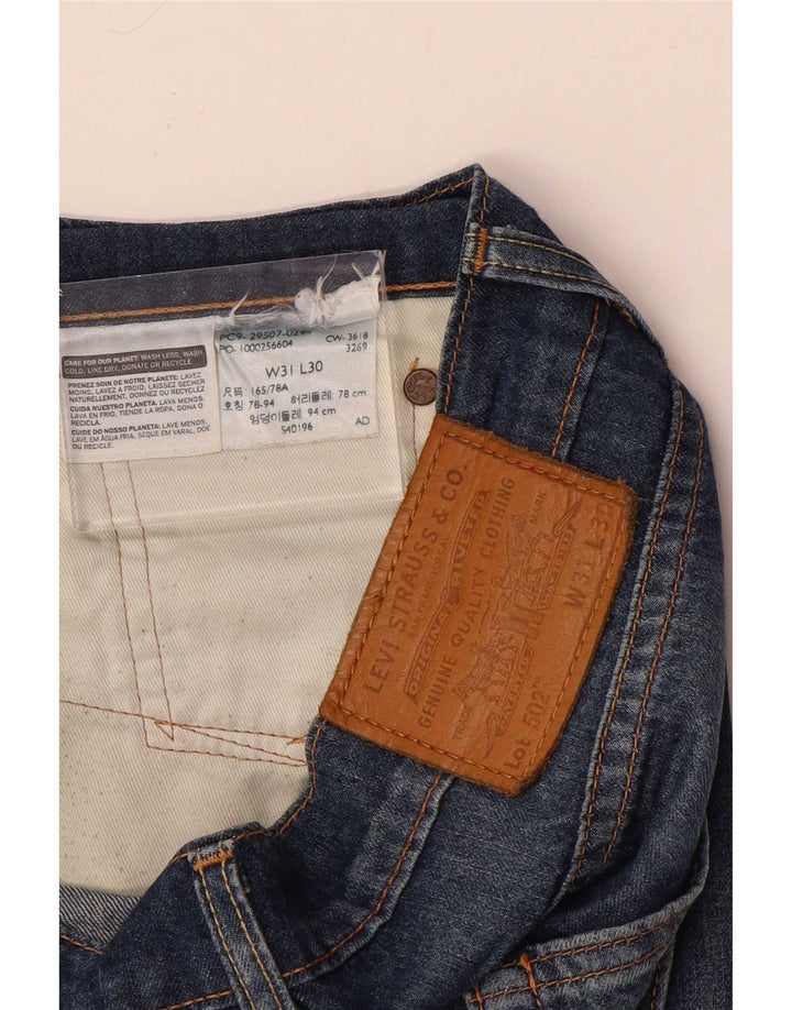 Jeans Levi's Uomo 502 affusolati W31 L30 Blu