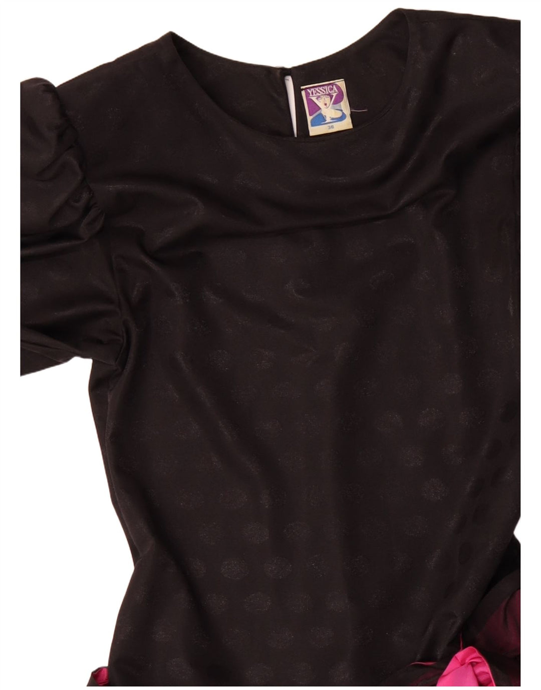 Abito a strati da donna YESSICA EU 36 Piccolo poliestere color block nero