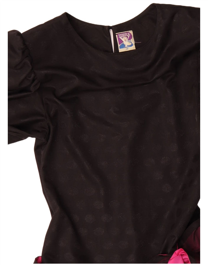 Abito a strati da donna YESSICA EU 36 Piccolo poliestere color block nero