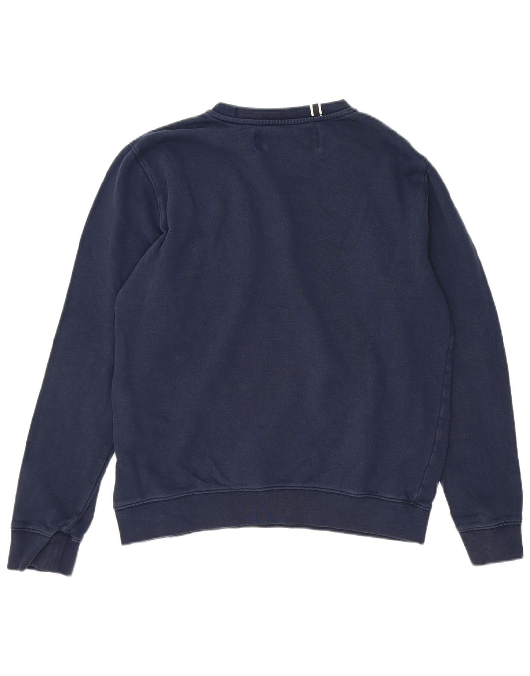 Replay Felpa grafica da uomo Maglione grande cotone blu navy