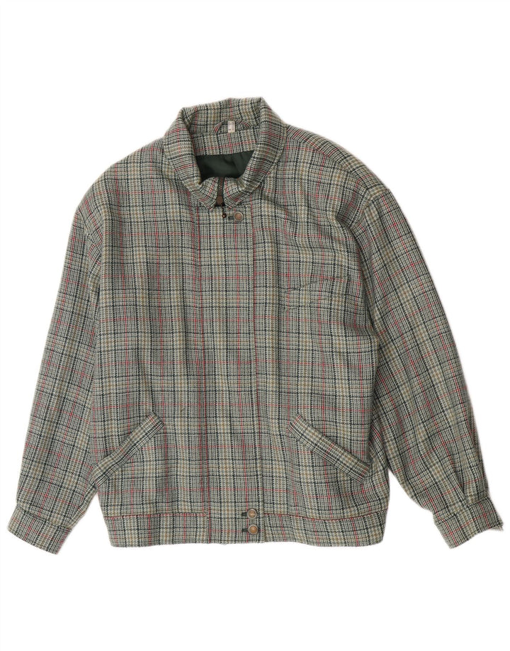 Peter Hahn Bomber da donna Lady H UK 12 pied de poule verde medio