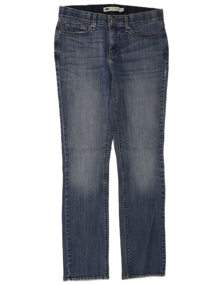 Jeans dritti 525 da donna Levi's US 8 medio W28 L30 cotone blu