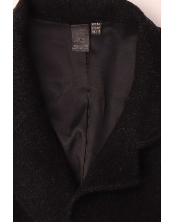 Cappotto da uomo Zara UK 38 lana nera media