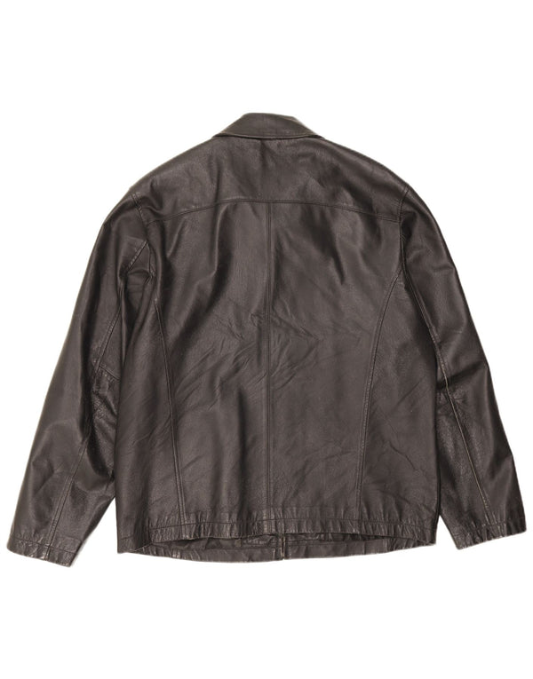 Giacca in pelle da uomo privata IT 52 XL Nera