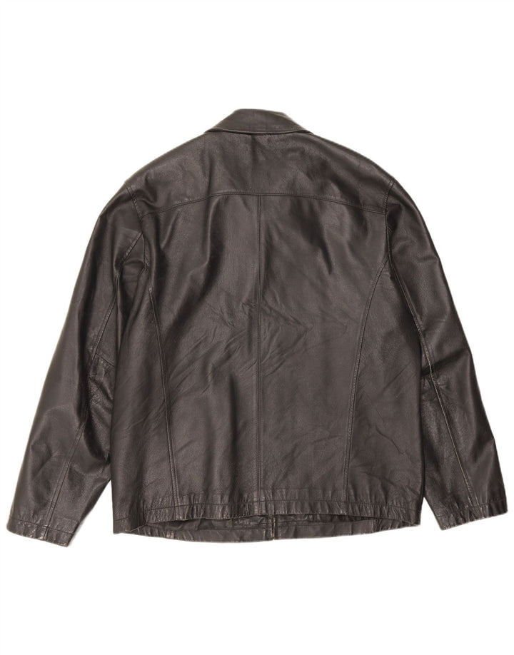 Giacca in pelle da uomo privata IT 52 XL Nera
