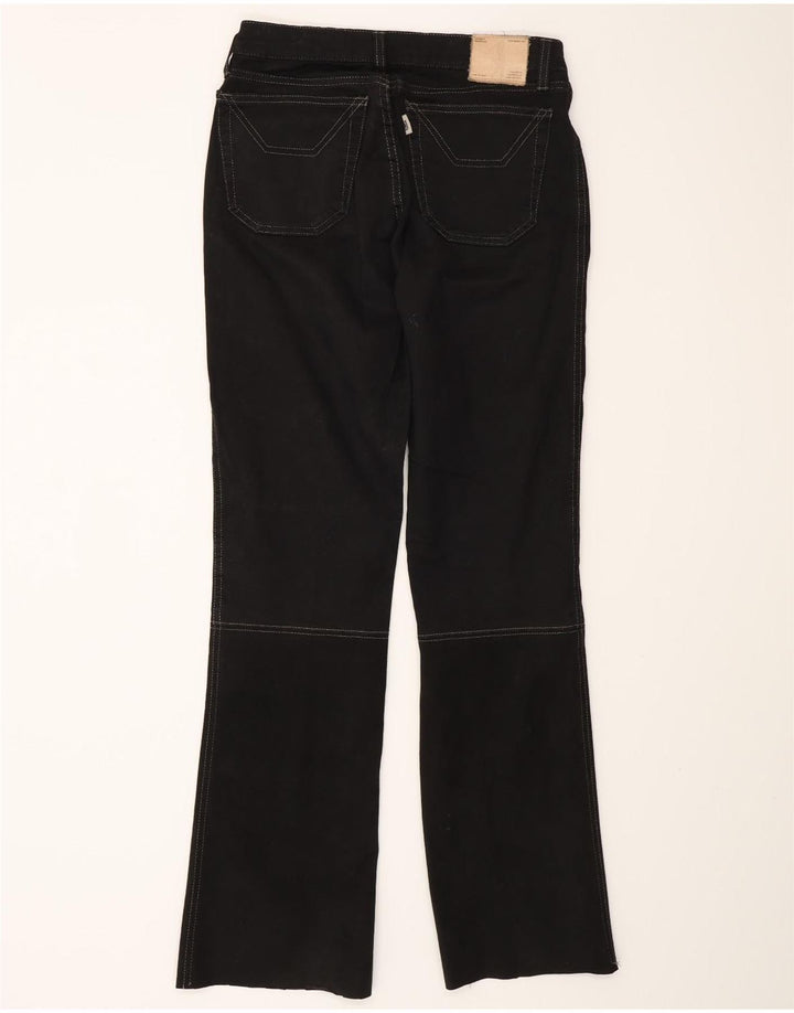 JECKERSON Womens Straight Jeans W29 L30 Black Cotton