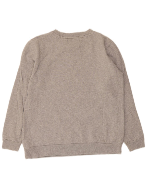 Calvin Klein Jeans Donna Felpa con vestibilità ampia grafica Maglione UK 6 XS Grigio