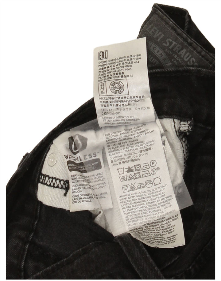 Levi's Uomo 511 Jeans affusolati W30 L30 Cotone Nero
