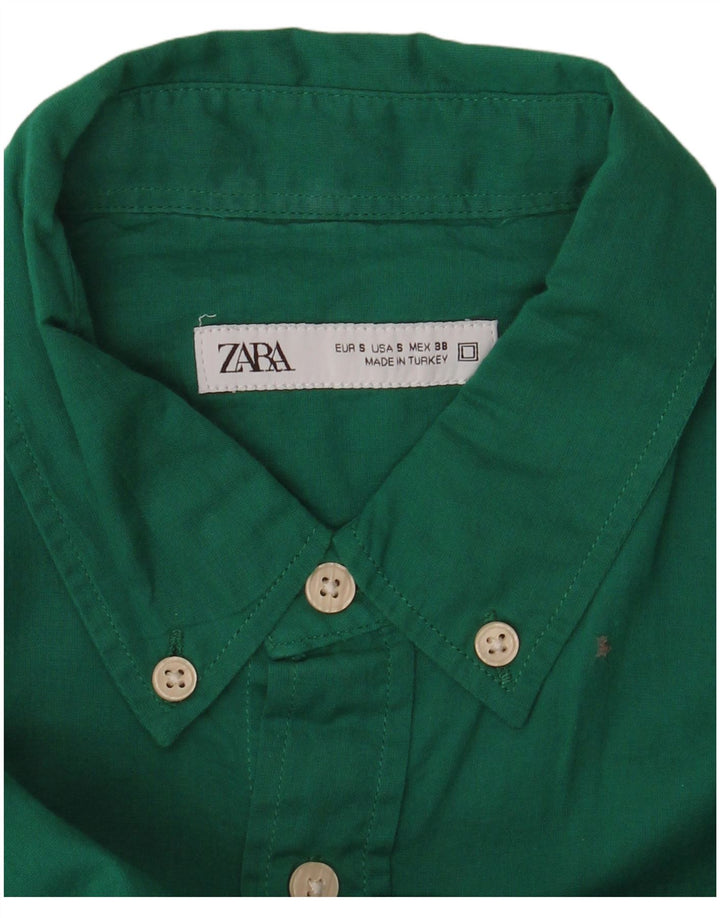 Camicia Zara Uomo Piccola Verde