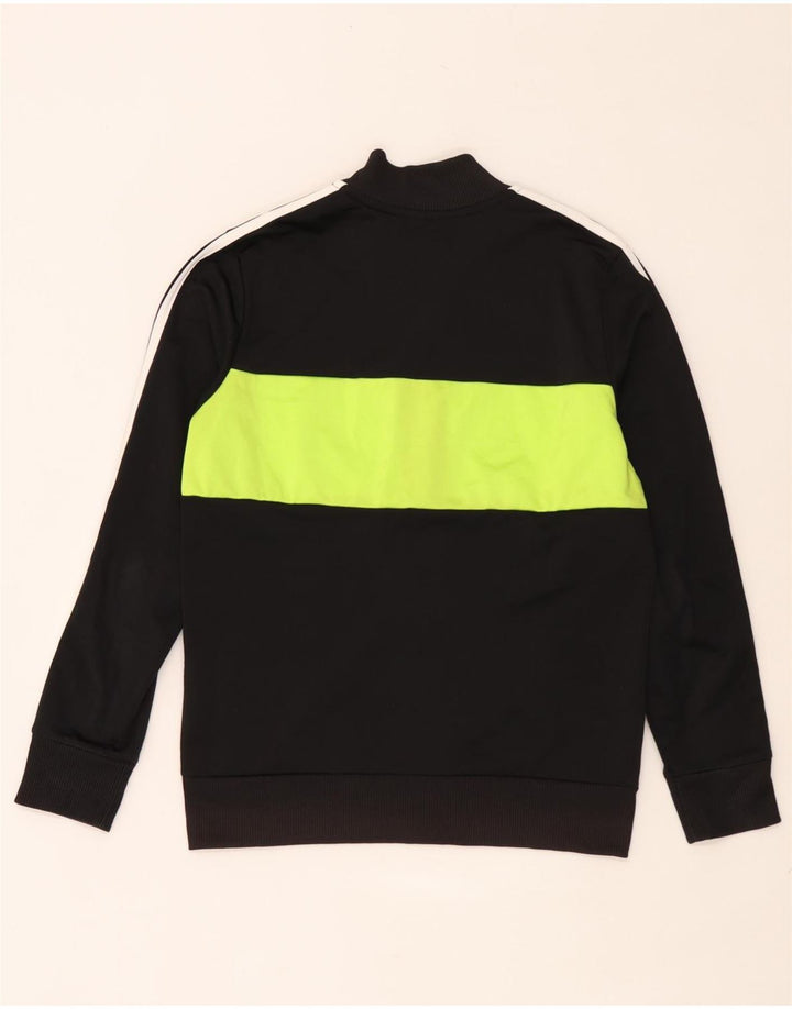 Giacca da tuta da ragazzo Adidas 12-13 anni in poliestere color block nero