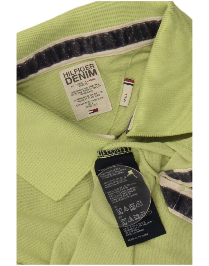 TOMMY HILFIGER Polo da uomo piccola in cotone verde