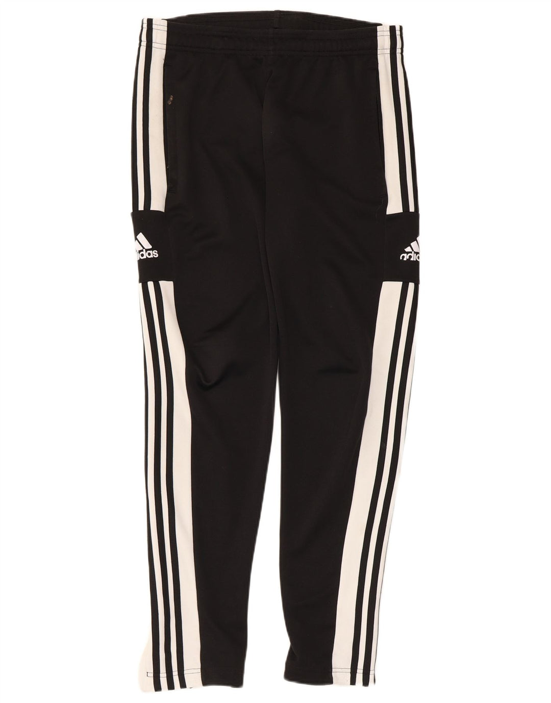 Pantaloni da tuta grafica da uomo Adidas, poliestere nero medio