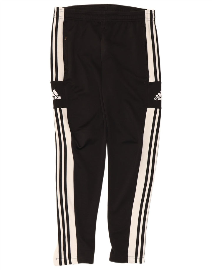 Pantaloni da tuta grafica da uomo Adidas, poliestere nero medio