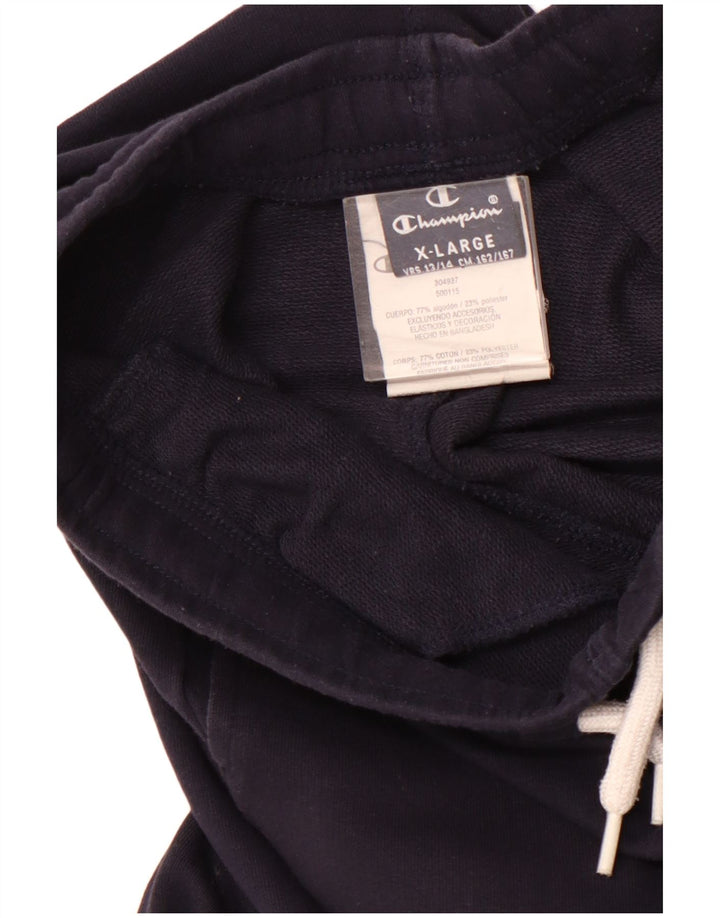 Pantaloni da tuta da ragazzo CHAMPION Joggers 13-14 anni XL Cotone blu navy