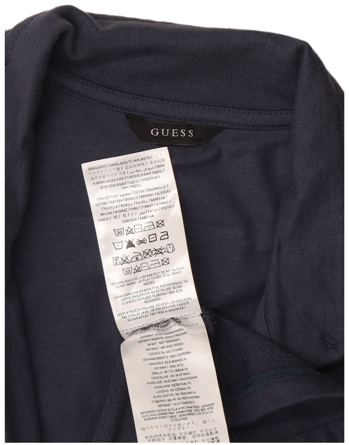 Giacca blazer a 2 bottoni Guess da ragazzo 11-12 anni in cotone blu