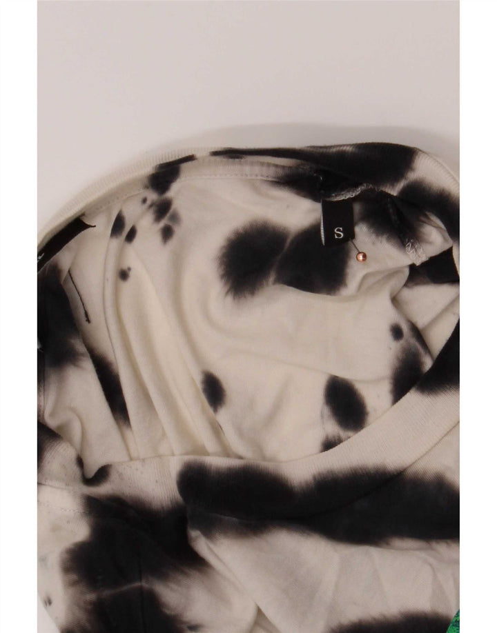 Diesel T-shirt grafica da uomo a maniche corte Top piccola multicolore Tie Dye
