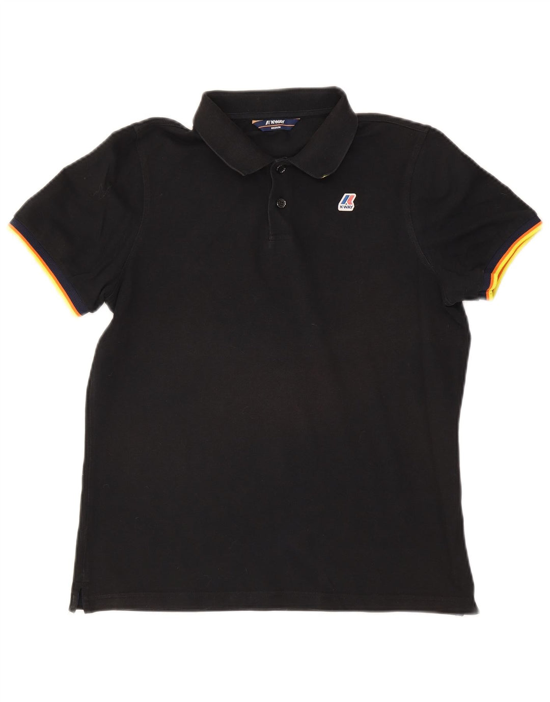 Polo K-Way Uomo Media Nera