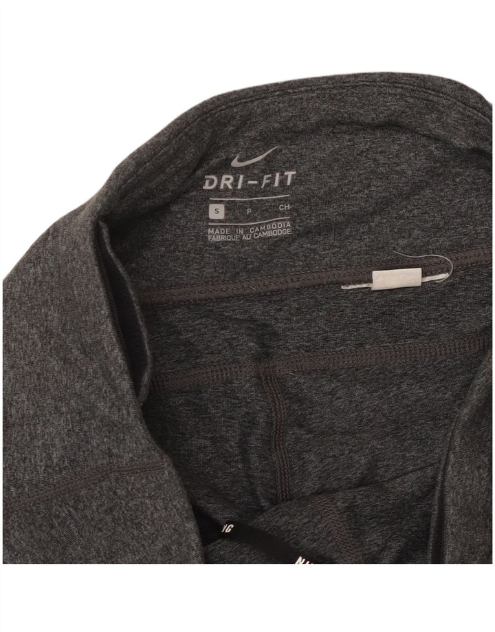 Leggings Dri Fit da donna NIKE UK 10 piccolo grigio chiazzato