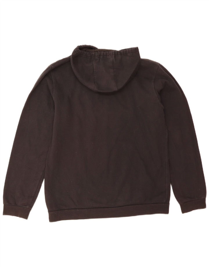 Felpa con cappuccio da uomo Adidas Medium in cotone nero
