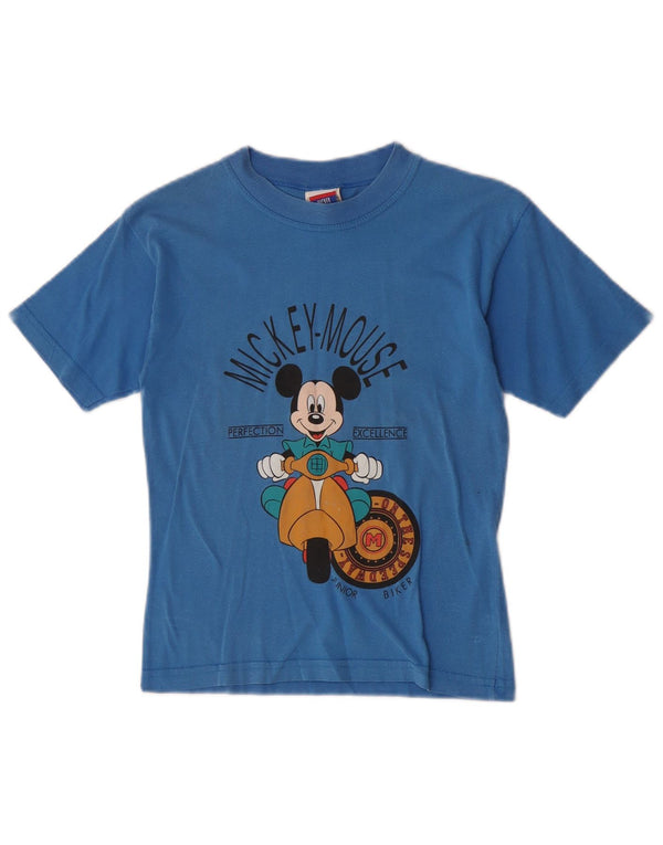 Maglietta Nike da bambino con grafica Topolino, 7-8 anni, in cotone blu