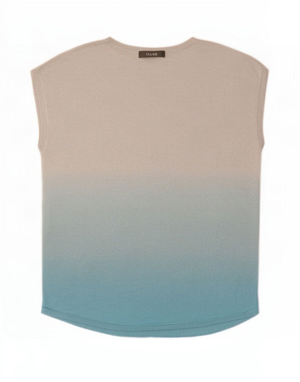 Canotta oversize da donna Oasis UK 10 Small Viscosa color block grigio