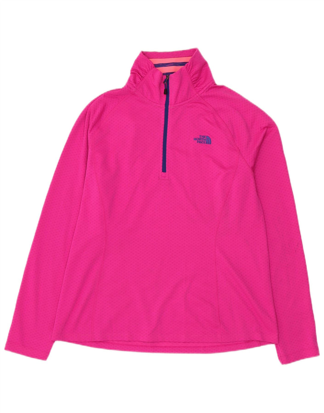 Top da tuta da donna The North Face Pullover UK 14 Large Rosa maculato
