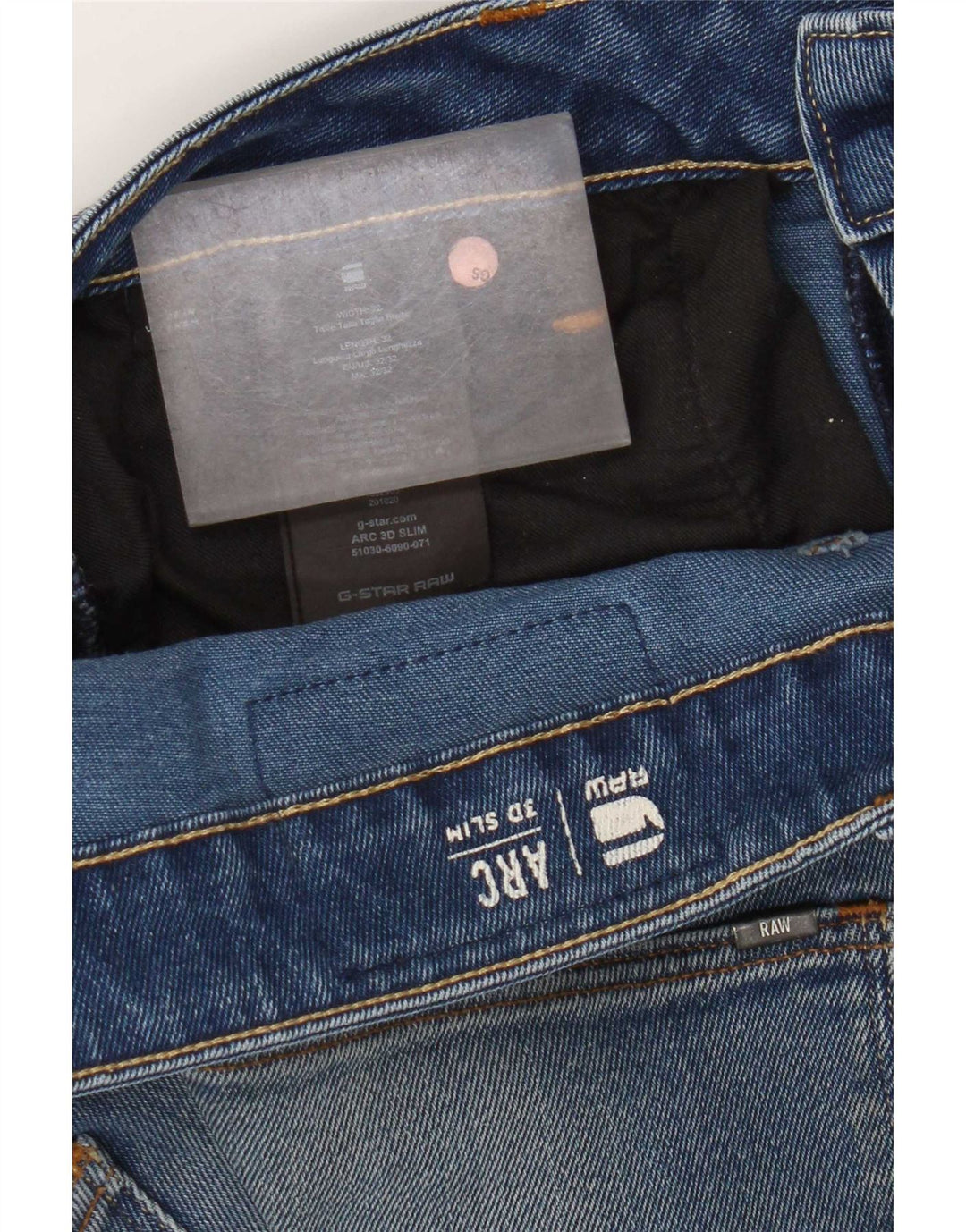 Jeans G-Star da uomo 3D Arc Slim W32 L32 cotone blu