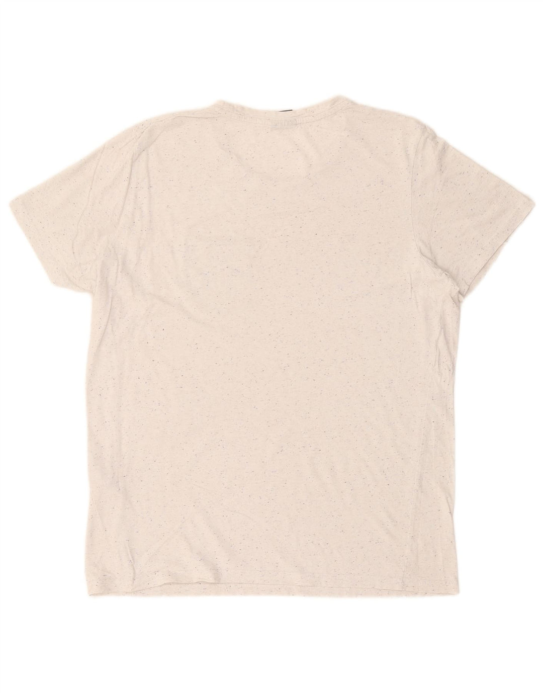 Jack & Jones T-shirt da uomo Top grande in cotone chiazzato bianco