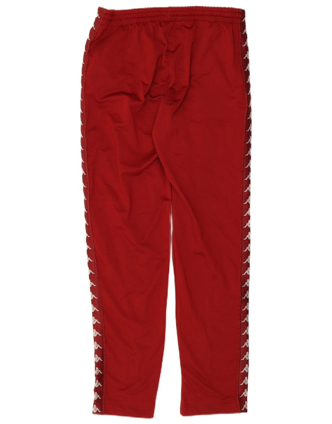 Pantaloni da tuta con grafica Kappa da uomo, grandi, in poliestere color block rosso