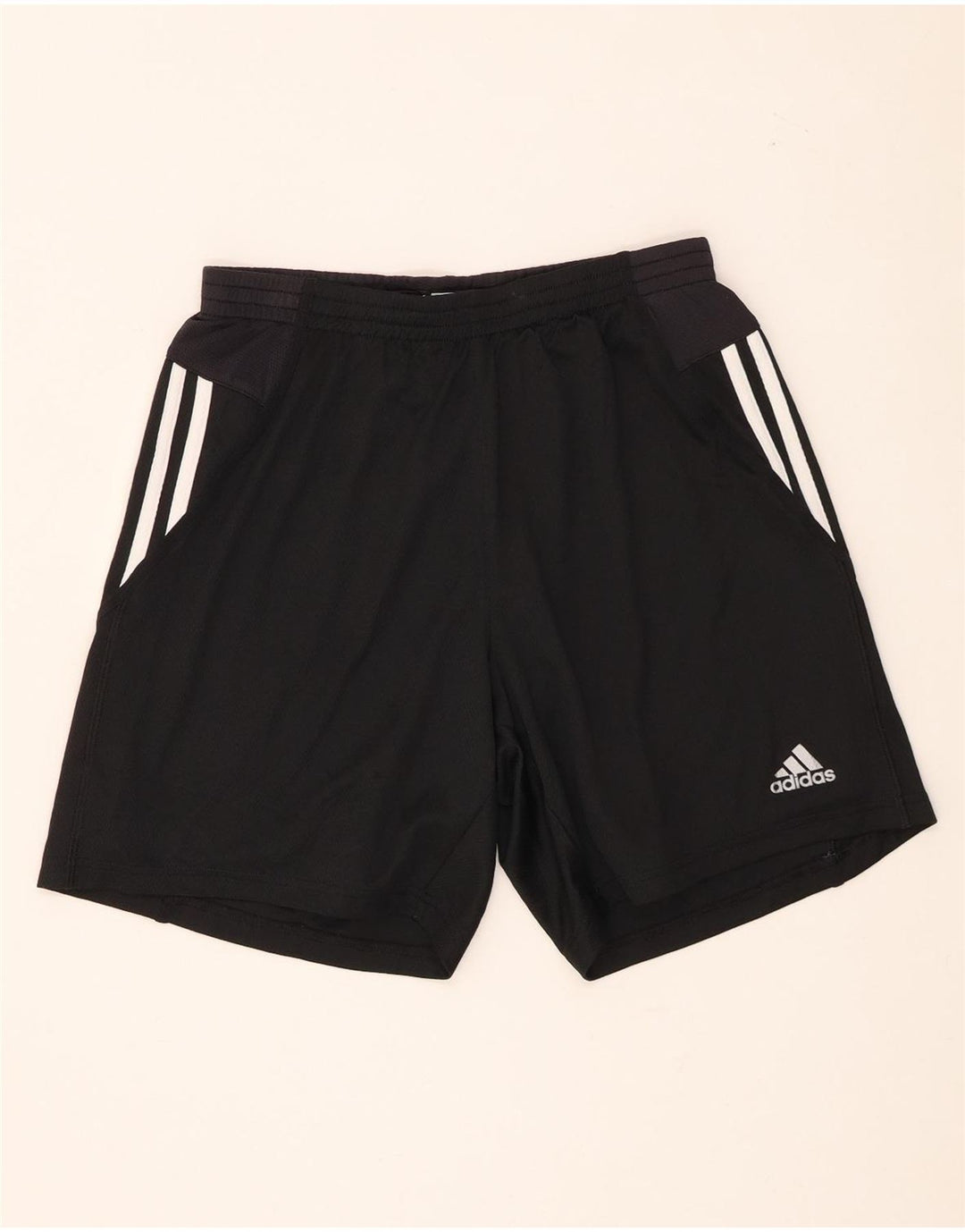 Pantaloncini sportivi Adidas Climacool da uomo piccoli in poliestere nero