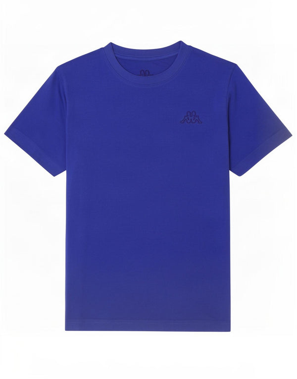 T-shirt uomo Kappa Top Blu Medio in cotone