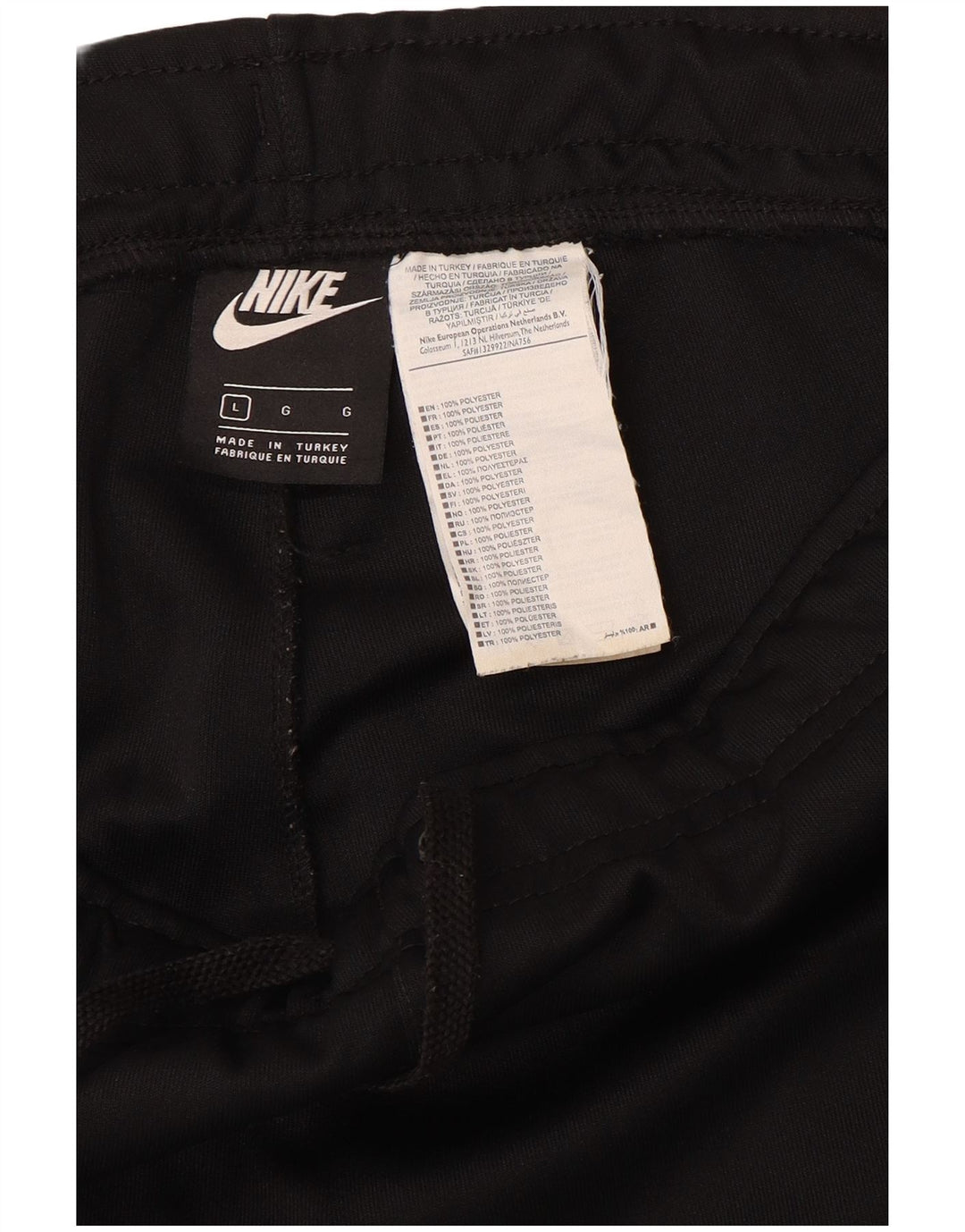 NIKE Pantaloni da tuta con grafica da uomo Joggers Large Nero Poliestere