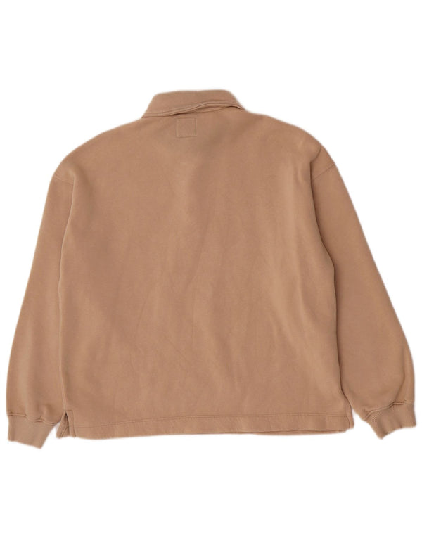 Felpa Maglia Zara Bambina 13-14 Anni Cotone Beige