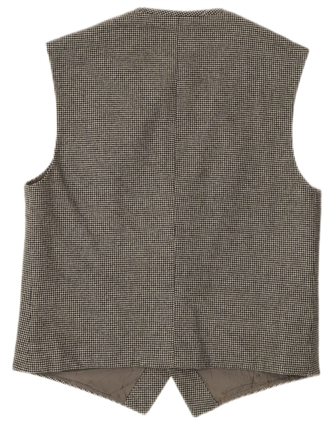 Gilet vintage da uomo piccolo pied de poule grigio