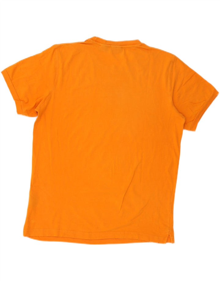 T-shirt grafica da uomo Fila Top in cotone arancione medio