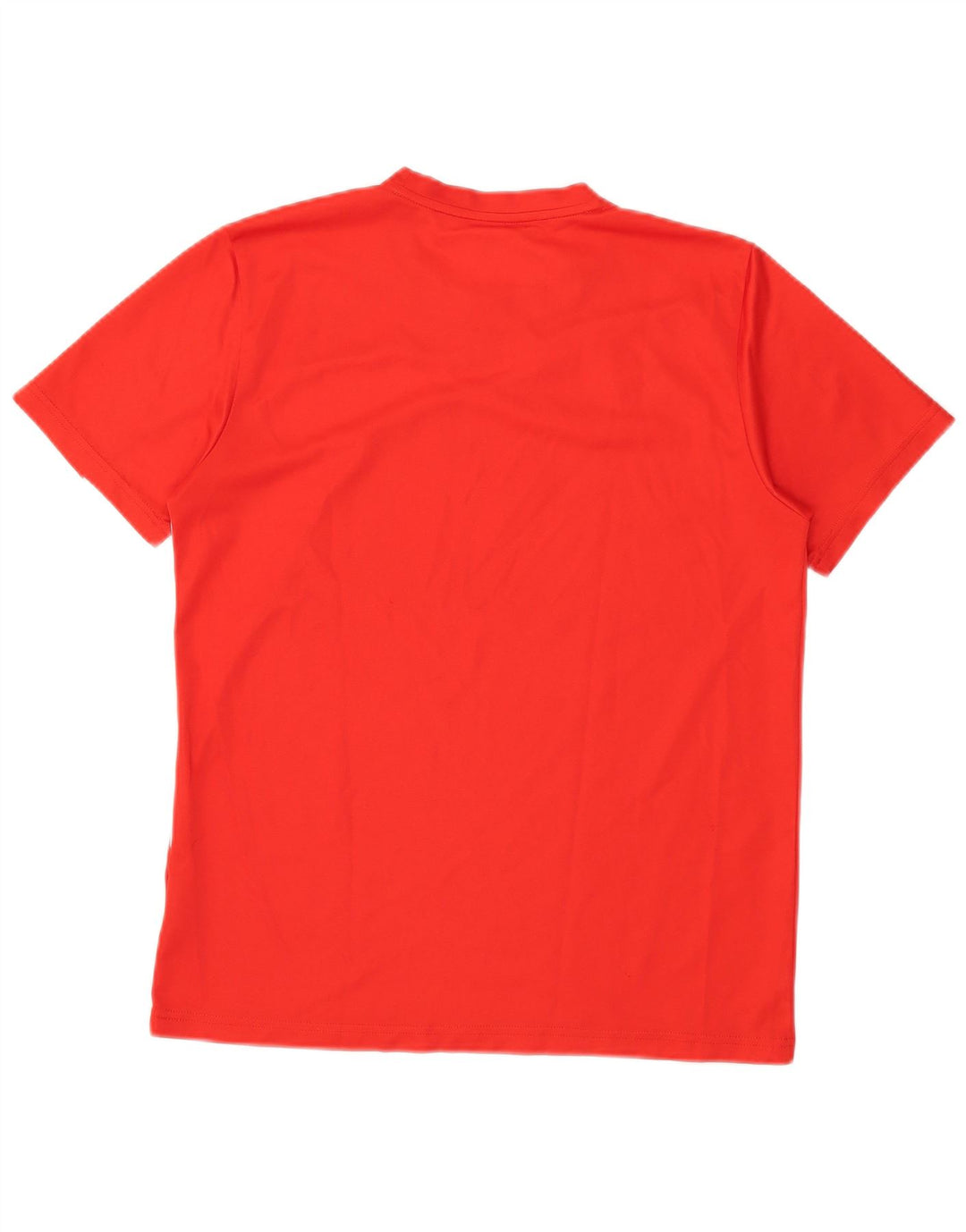 T-shirt da uomo Puma Top in poliestere color block rosso medio