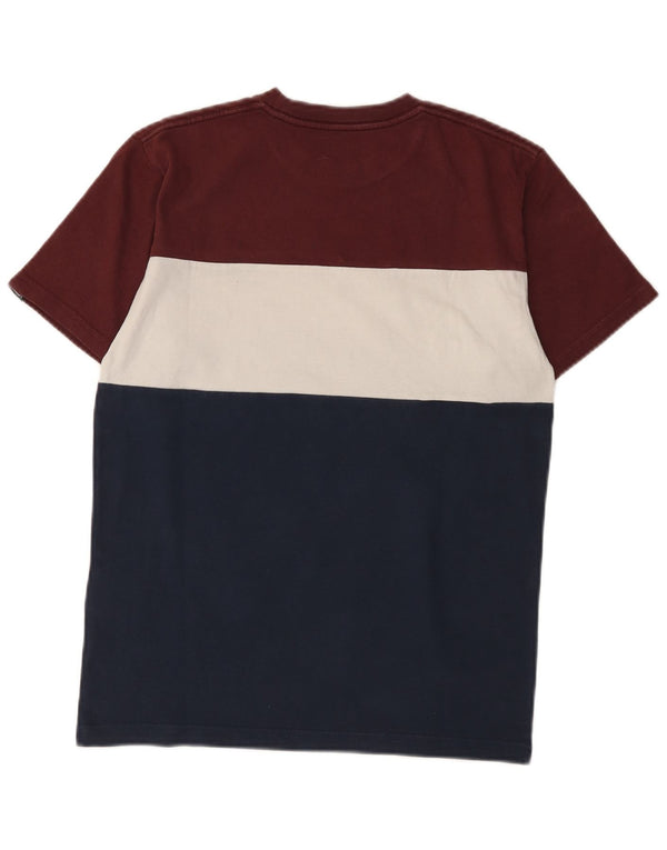 T-shirt grafica da uomo Vans Top Small in cotone color block multicolore