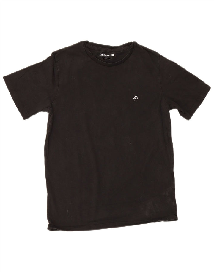 T-shirt da uomo Jack & Jones Top piccola in cotone nero
