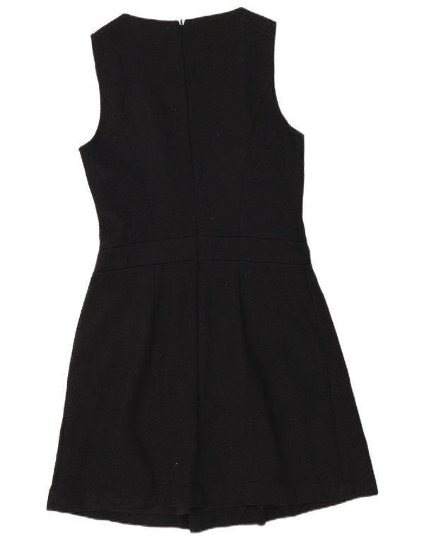 Abito a trapezio senza maniche da donna Tommy Hilfiger US 8 poliestere nero medio