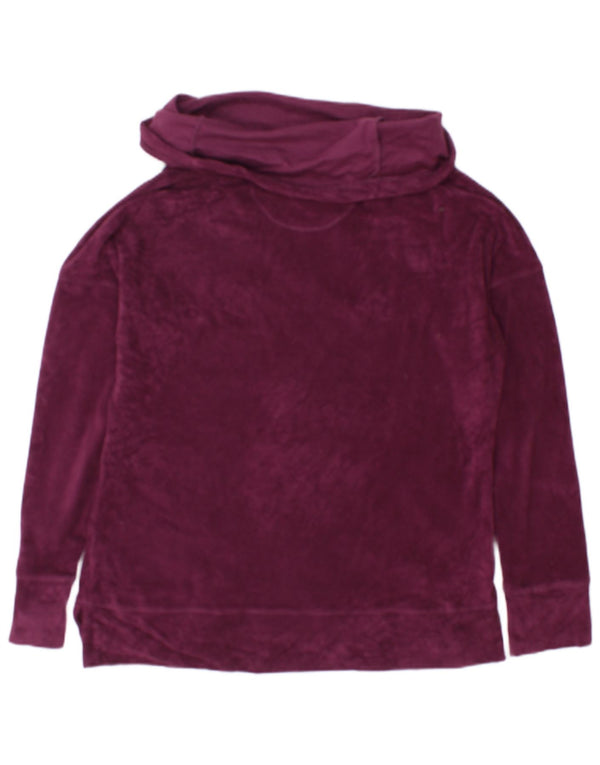 Felpa in velluto da donna Calvin Klein, maglione UK 16, grande, poliestere marrone