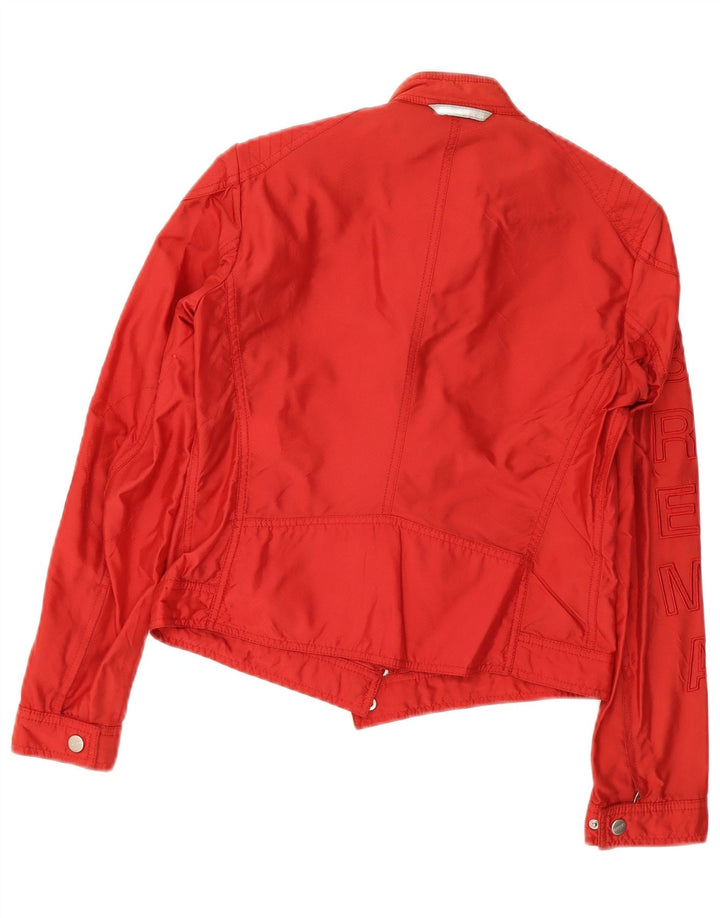Giacca Biker Donna Brema IT 44 Medium Rosso Poliammide