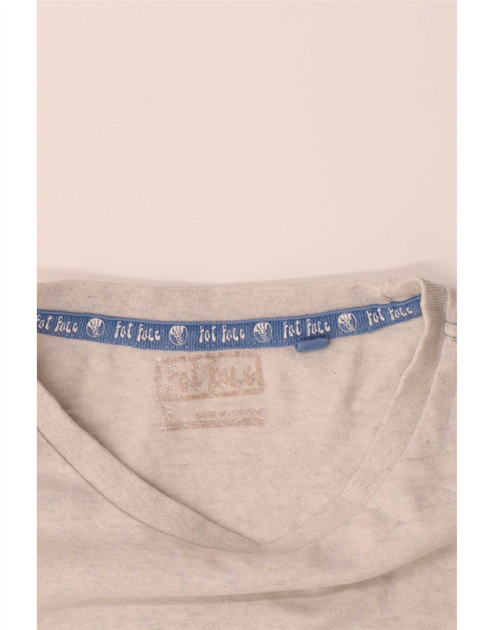 T-shirt grafica da uomo Fat Face Top piccola grigia