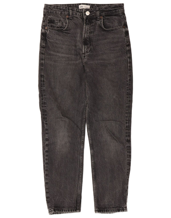 Jeans larghi da donna Zara EU 38 piccoli W28 L27 grigi