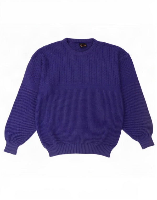 Maglione girocollo da uomo Claude De Pierre IT 52/54 Large Viola