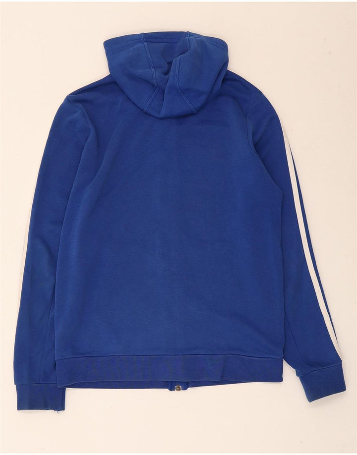 Felpa con cappuccio e zip Adidas da bambino 13-14 anni Blu