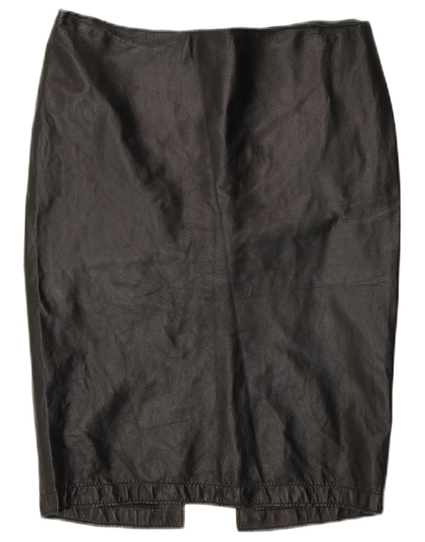 Gonna a tubino vintage da donna IT 44 media W32 nera