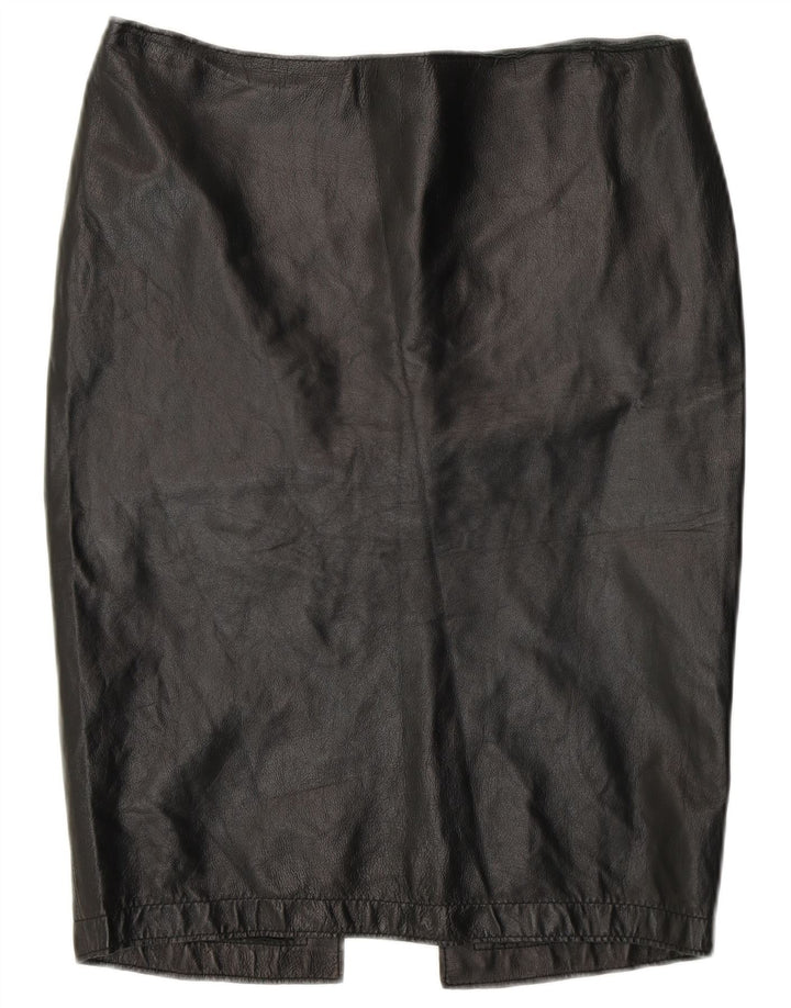 Gonna a tubino vintage da donna IT 44 media W32 nera