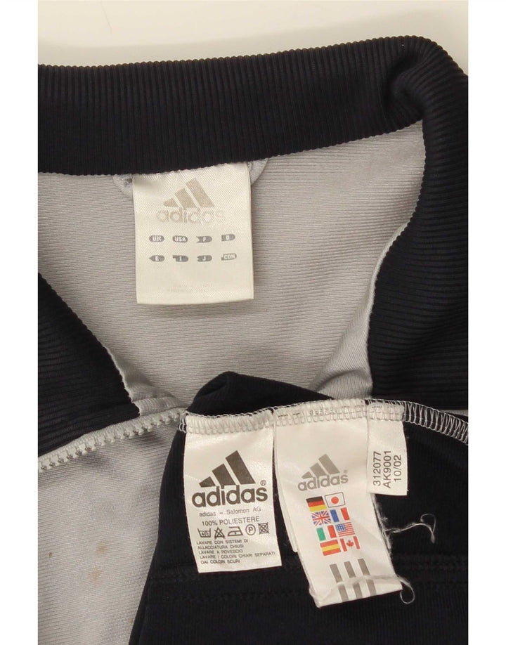 Giacca da ginnastica da uomo con grafica Adidas, giacca in poliestere color block grigio medio