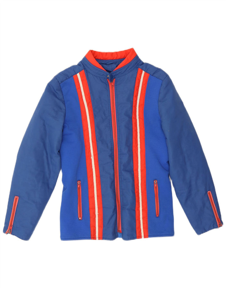 Giacca a vento da uomo Impidimpi UK 36 Small Poliammide a righe blu