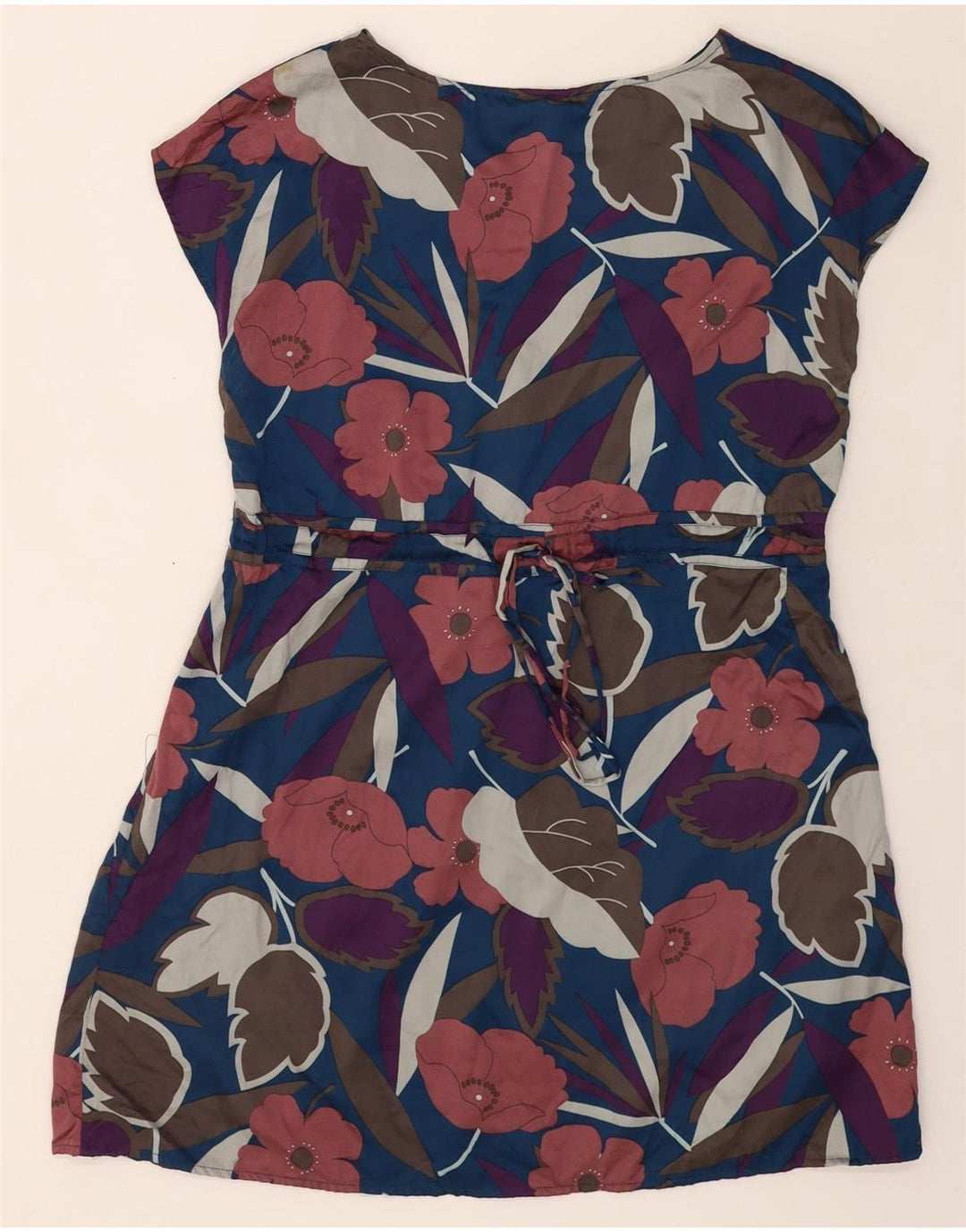 MOSSIMO Womens Blouse Top UK 12 Medium Blue Floral Vintage Mossimo and Second-Hand Mossimo from Messina Hembry 